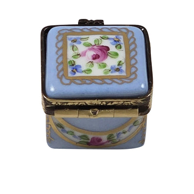 LIGHT BLUE/ROSE & GOLD SMALL SQUARE