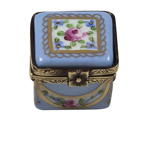 LIGHT BLUE/ROSE & GOLD SMALL SQUARE