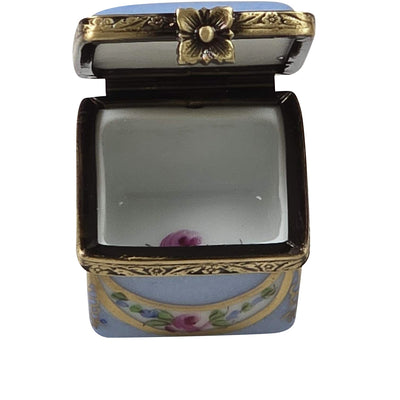 LIGHT BLUE/ROSE & GOLD SMALL SQUARE