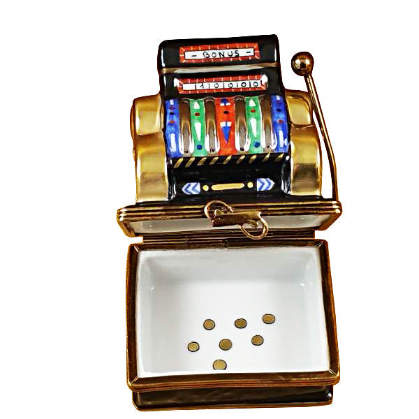 Another view of the Jackpot Slot Machine Rochard Limoges trinket box