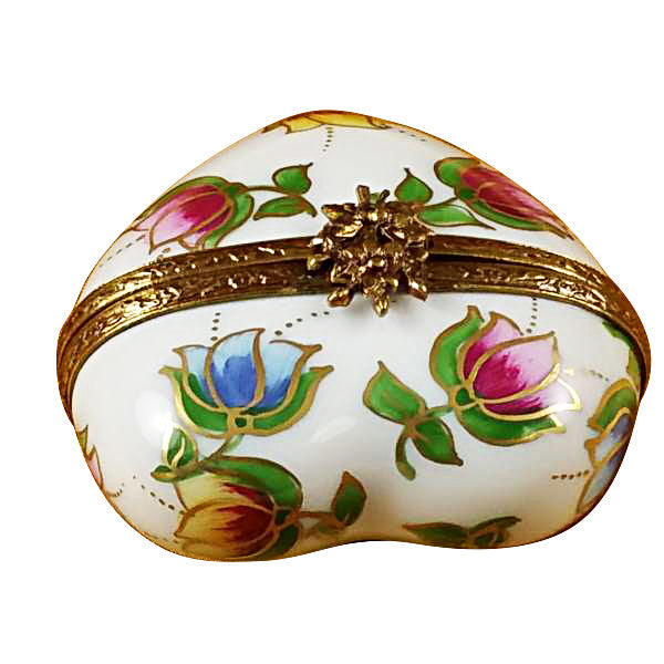 Heart with Tulips Limoges Box