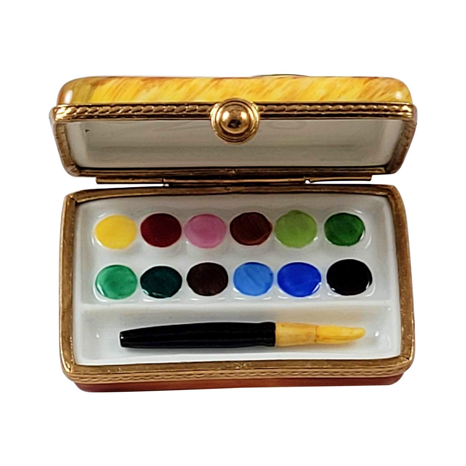 Painted Monet Japanese Footbridge Porcelain Limoges art Rochard Limoges Box French Trinket Box