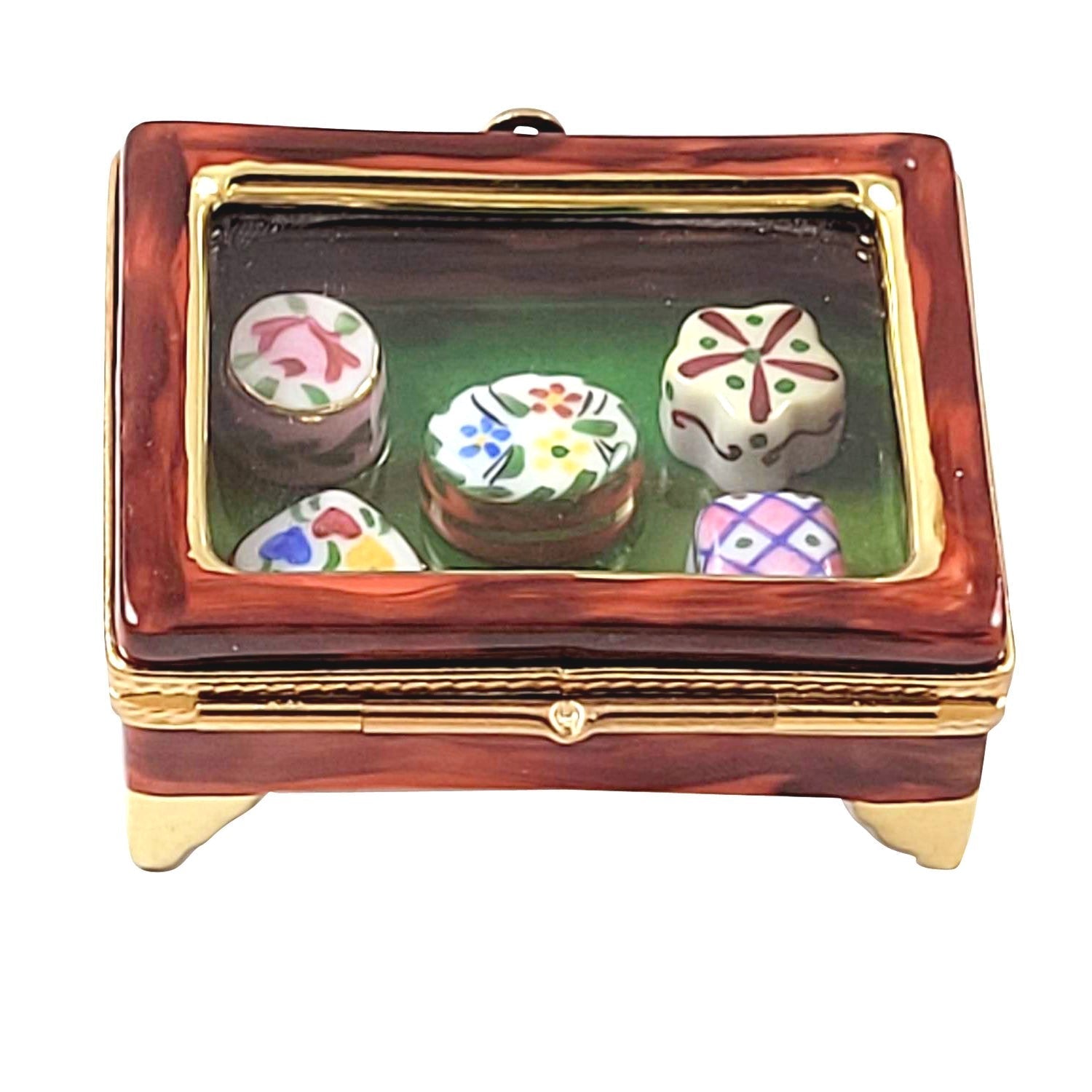 Vitrine Showcase Porcelain Limoges home French Trinket Box