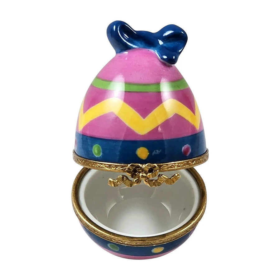 Easter Egg with Bow Limoges box shown from another angle