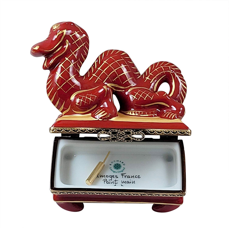 2024 Year of the Dragon Chinese Dragon Porcelain Limoges wild animals World Travel French Trinket Box