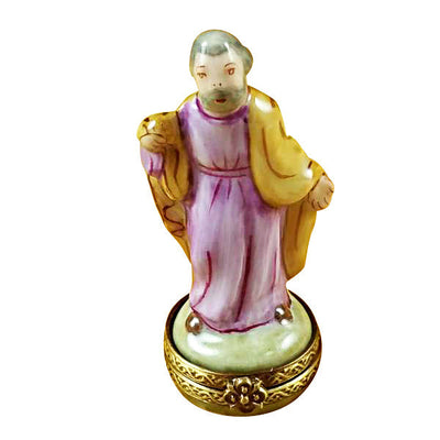 Eight Piece Mini hinged Nativity w Stable Rochard Limoges