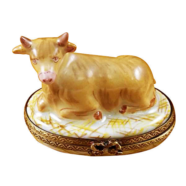 Eight Piece Mini hinged Nativity w Stable Porcelain Limoges nativity religion christian French Trinket Box