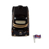 London Black Taxi Union Jack Porcelain Limoges flag travel kingdom French Trinket Box