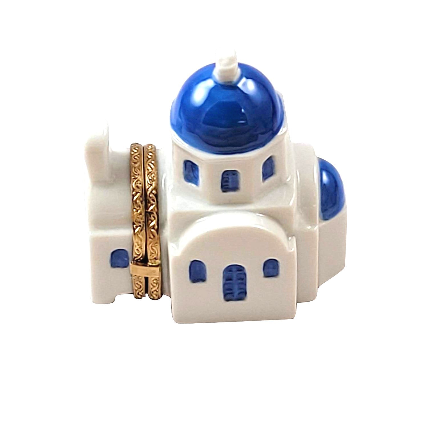 SANTORINI s Porcelain Limoges Religion French Trinket Box