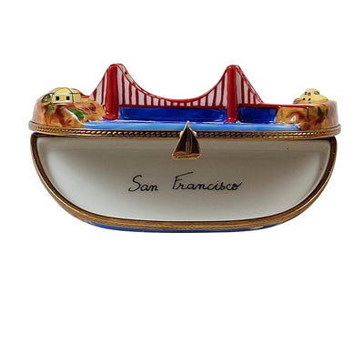 San Francisco Bay Porcelain Limoges united states French Trinket Box
