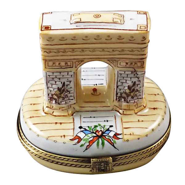 Arc De Triomphe Porcelain Limoges France Paris monuments Limoges Box Travel French Trinket Box