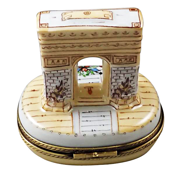 Arc De Triomphe Porcelain Limoges France Paris monuments Limoges Box Travel French Trinket Box