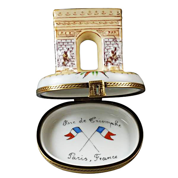 Arc De Triomphe Porcelain Limoges France Paris monuments Limoges Box Travel French Trinket Box