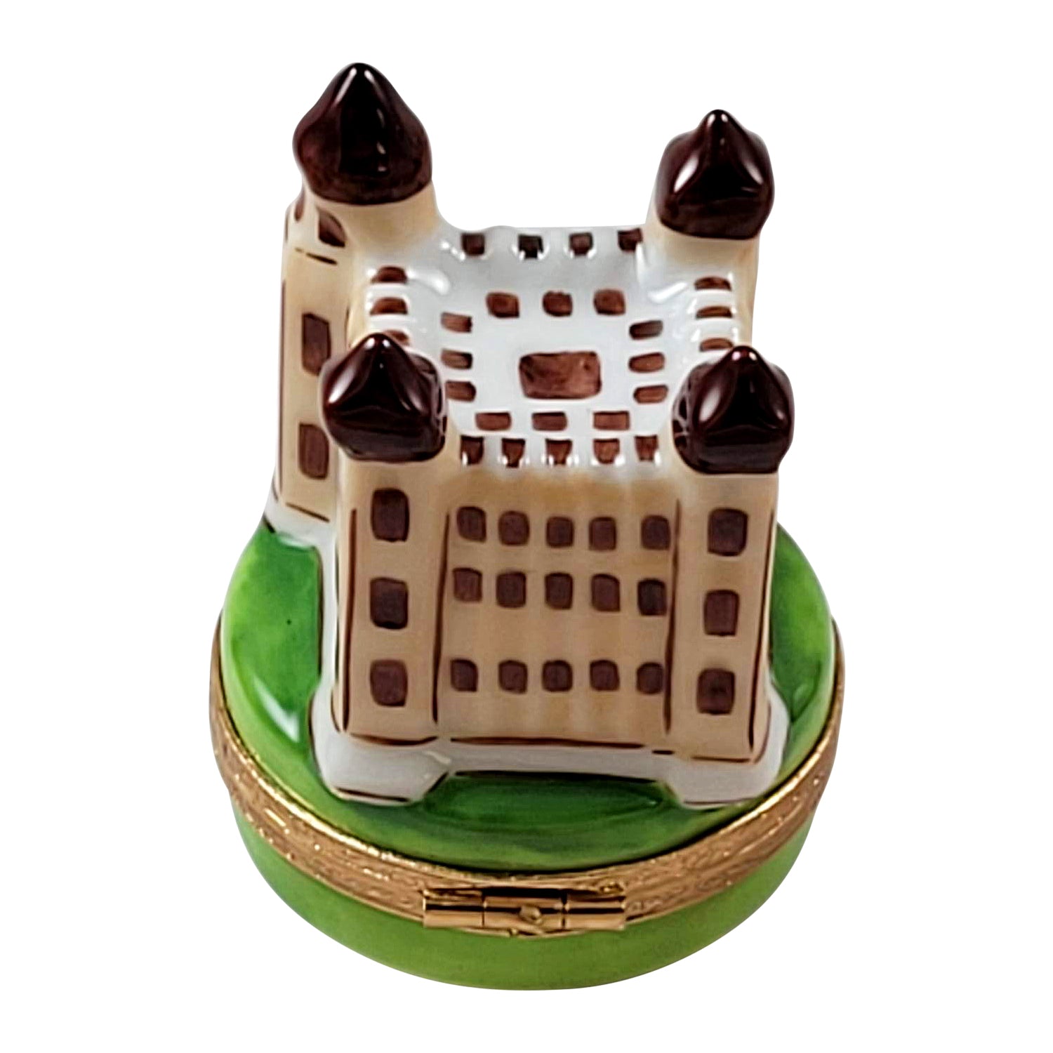 Tower of London British Castle Porcelain Limoges monuments French Trinket Box
