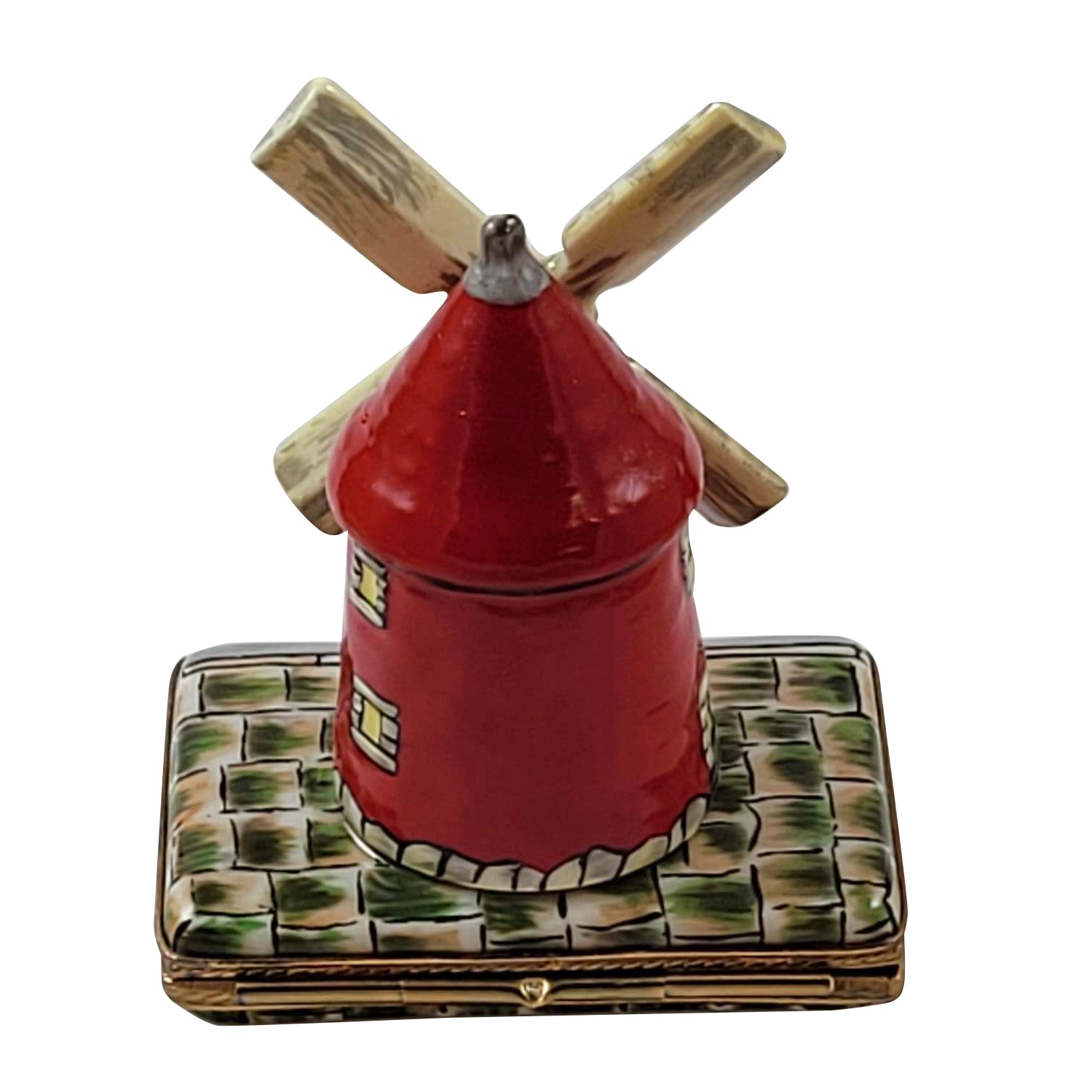 Moulin Rouge Porcelain Limoges travel monument French Trinket Box