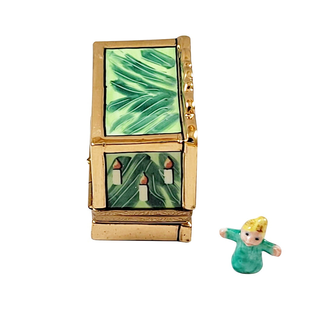 NUTCRACKER THEATRE Porcelain Limoges christmas xmas art theater dance music French Trinket Box