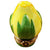 MINI YELLOW ROSE BUD Porcelain Limoges flowers garden love valentine French Trinket Box