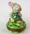 Rabbit Watering Can Porcelain Limoges mice rabbit limoges boxes French Trinket Box
