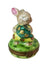 Rabbit Watering Can Porcelain Limoges mice rabbit limoges boxes French Trinket Box