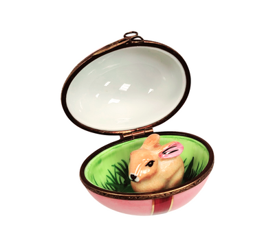 Rabbit inside Pink Egg Easter-rabbit Easter-CH1R107