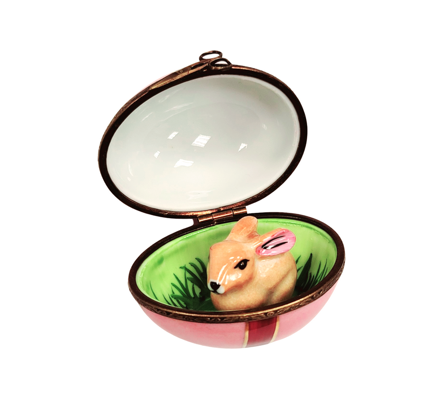Rabbit inside Pink Egg Easter-rabbit Easter-CH1R107