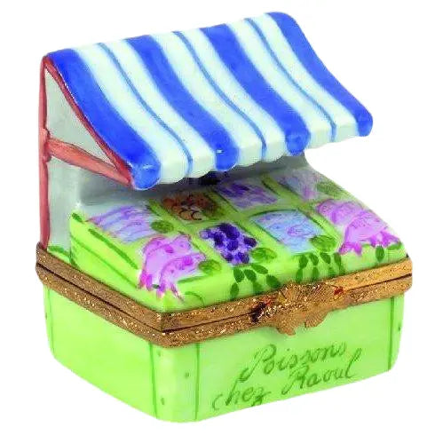 Raoul's Fish Market Porcelain Limoges food professional French Trinket Box