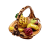 Rare Fruit Basket Limoges Box Porcelain Limoges Fruit Basket French Trinket Box