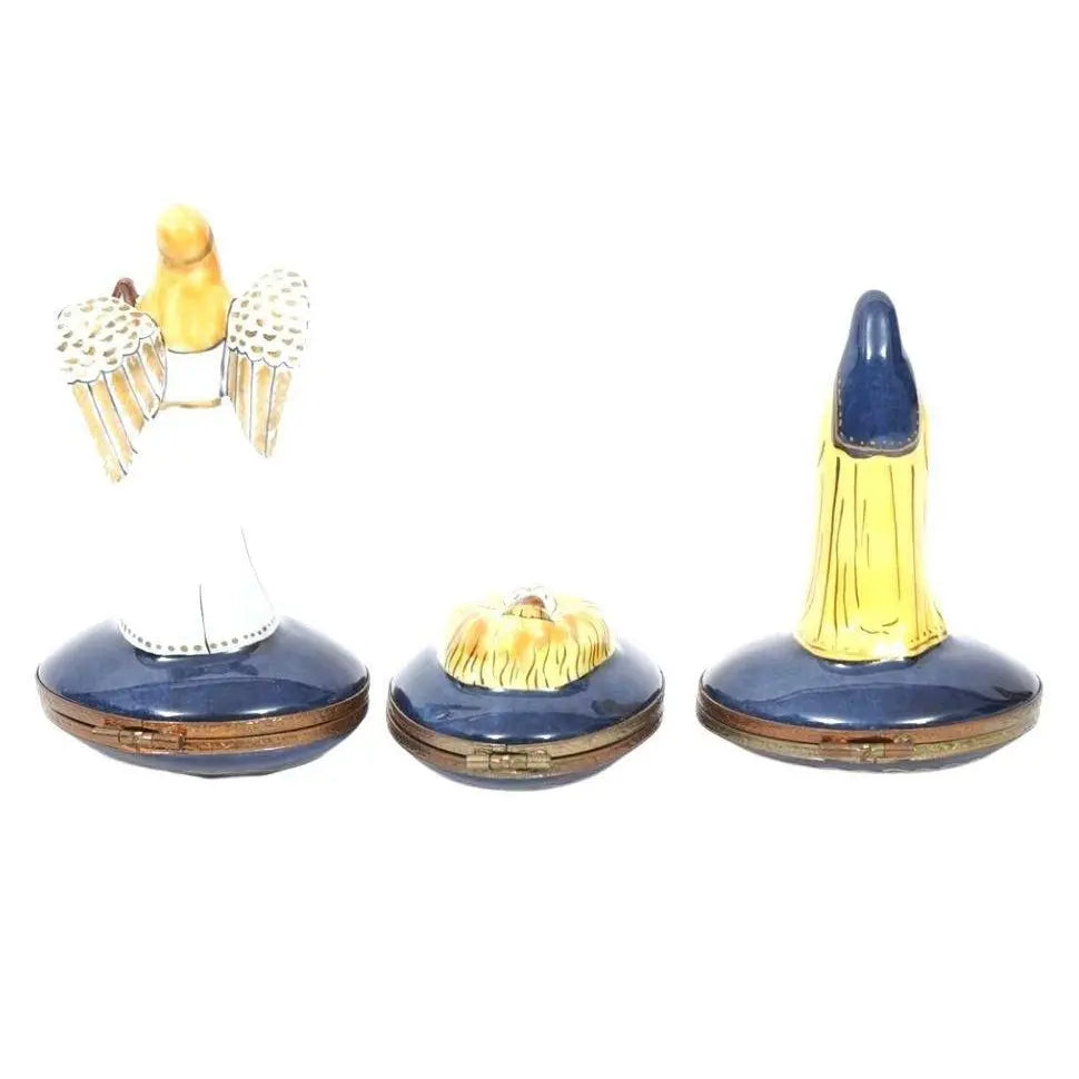 Rare Limoges Nativity Set Porcelain Limoges nativity limoges boxes religion French Trinket Box