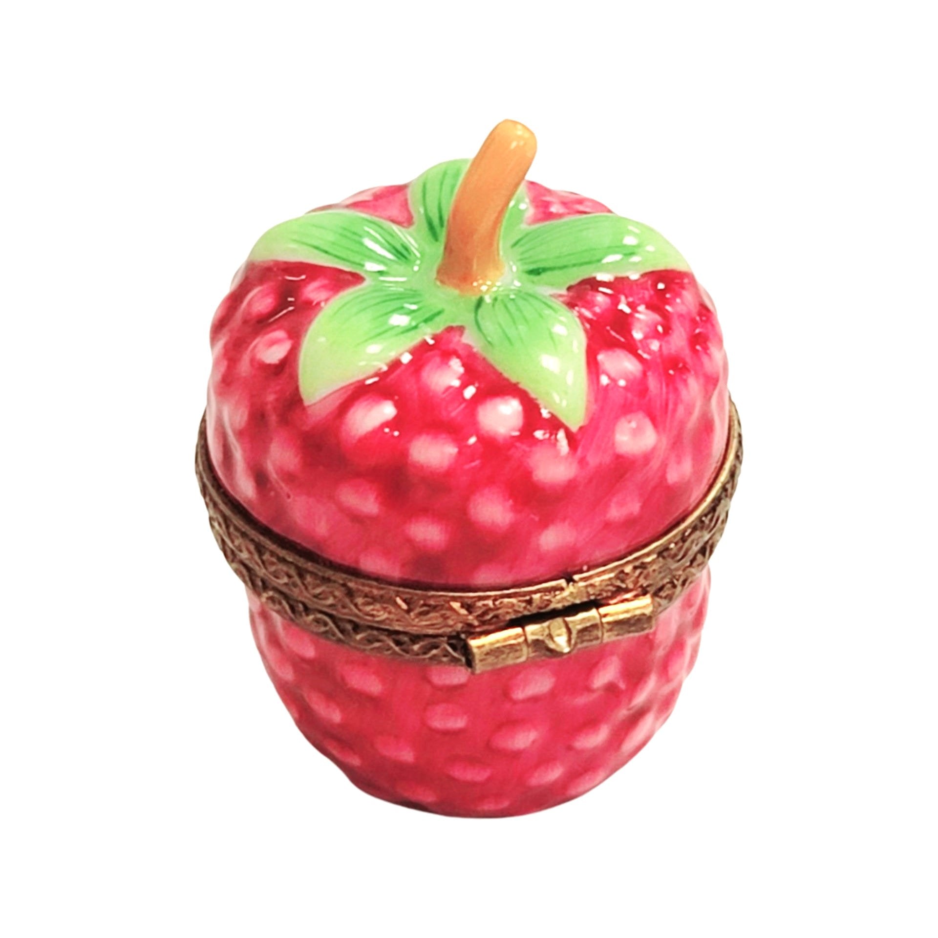 Rasberry Limoges Box Delight Porcelain Limoges fruit vegetables French Trinket Box