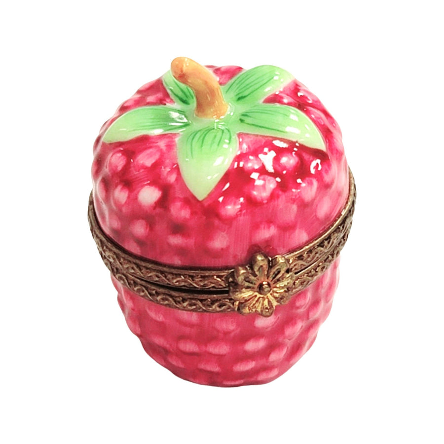 Rasberry Limoges Box Delight Porcelain Limoges fruit vegetables French Trinket Box