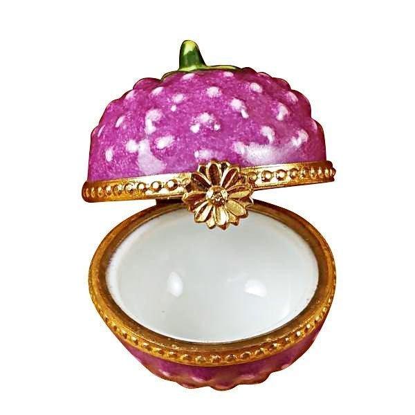Raspberry Bright Purple limoges box Porcelain Limoges French Trinket Box