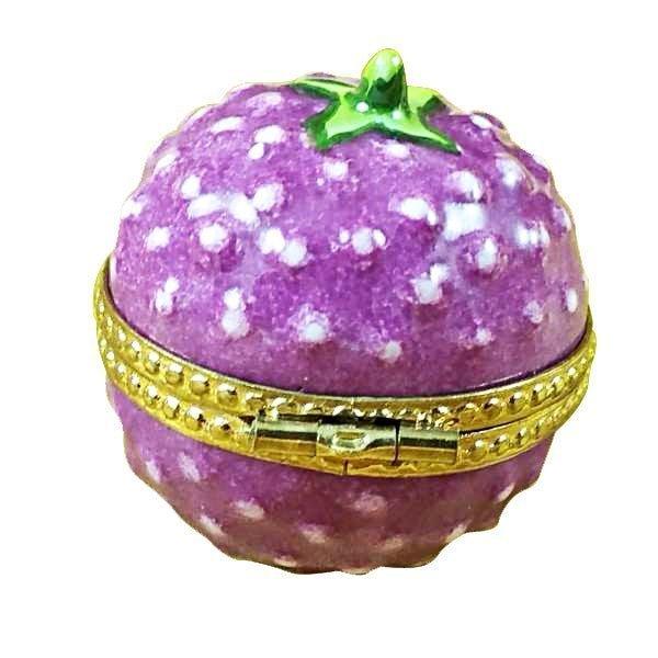 Raspberry Bright Purple limoges box Porcelain Limoges French Trinket Box