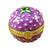 Raspberry Bright Purple limoges box Porcelain Limoges French Trinket Box
