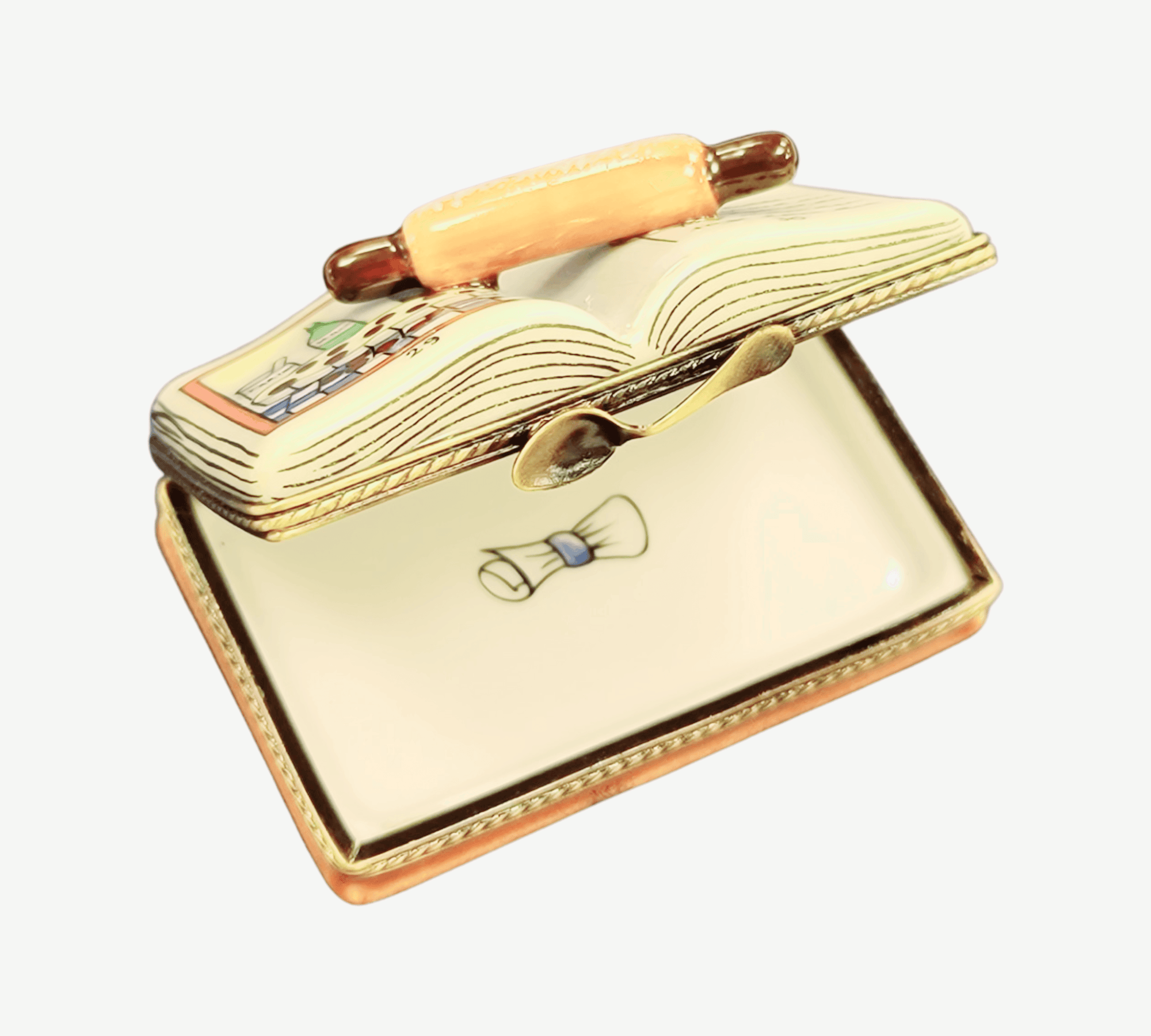 Recipe Cookbook Tart Limoges Box Porcelain Limoges Home Food Mother Dessert French Trinket Box