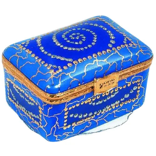 Rectangle: New Millennium Porcelain Limoges traditional French Trinket Box