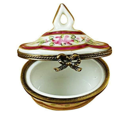Red Crown Top Limoges Box for Collectors