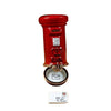 Red English Post with Removable Letter Porcelain Limoges travel monument French Trinket Box
