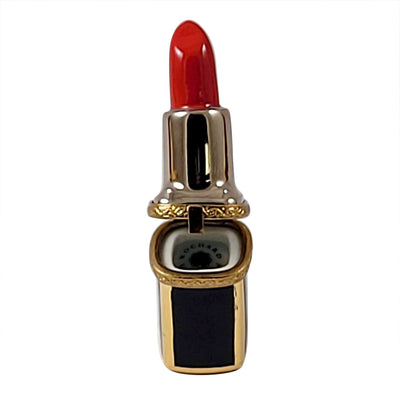 Red Lipstick Porcelain Limoges purse fashion bag French Trinket Box