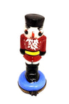 Red Nutcracker Limoges Treasure Porcelain Limoges nucracker French Trinket Box