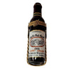 Red Wine Bottle with Brass Holder Porcelain Limoges wine spirits French Trinket Box