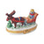 Reindeer Porcelain Limoges xmas theme santa claus French Trinket Box