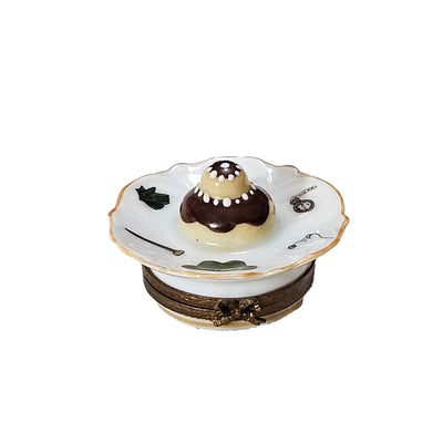 Religiuese Dessert Limoges Box Porcelain Limoges Dessert French Trinket Box