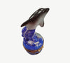 Retired Rare Dolphin Treasure Porcelain Limoges fish ocean beach LIMOGES BOXES French Trinket Box