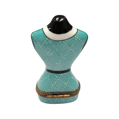 Retro Dress Form Limoges Box Porcelain Limoges Limoges Box Women shoes hat bags suitcase mother French Trinket Box