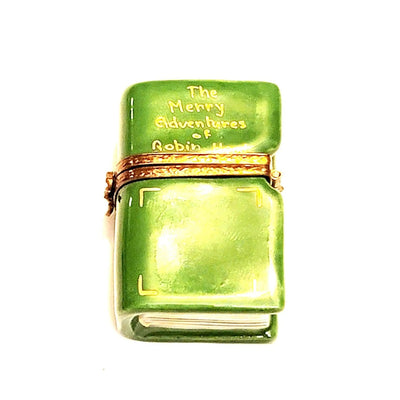 Robin Hood Rare Limoges Box Porcelain Limoges Book kids art fine limoges box French Trinket Box