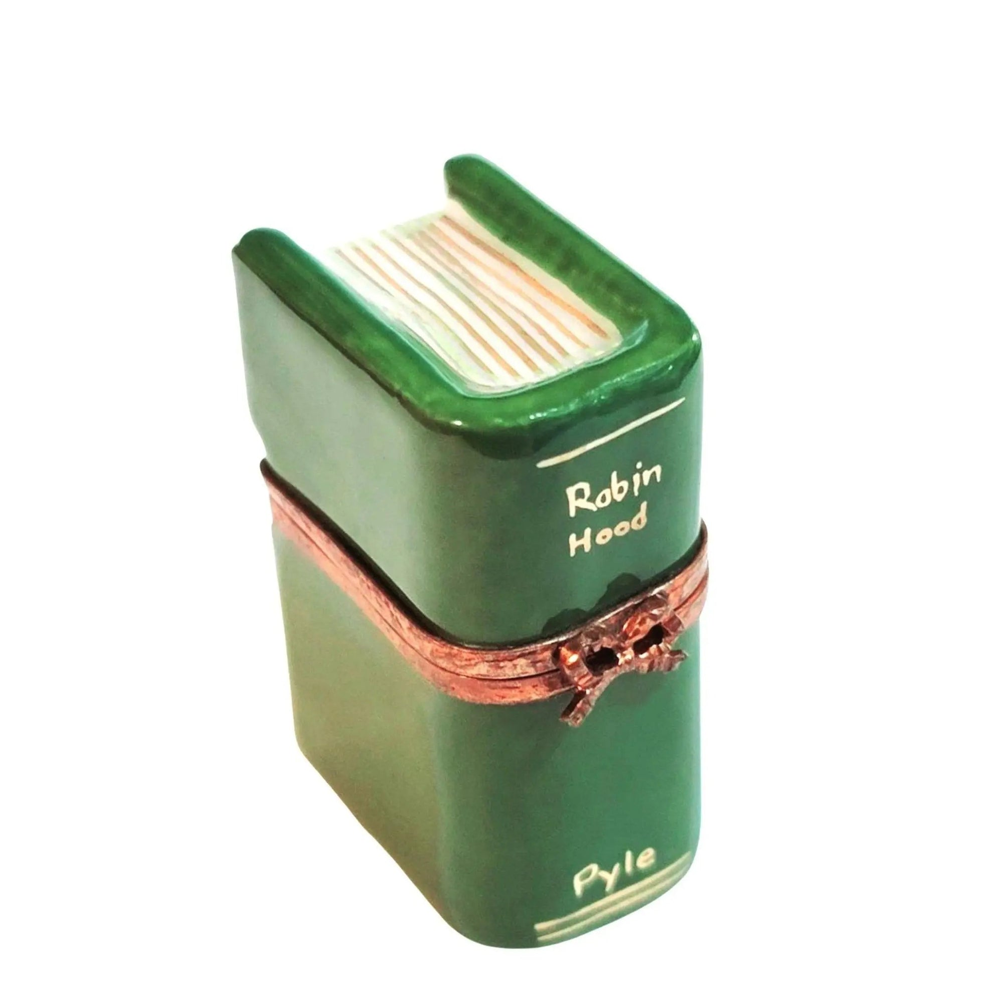 Robin Hood Rare Limoges Box Porcelain Limoges Book kids art fine limoges box French Trinket Box