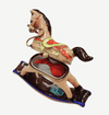 Rocking Horse Limoges Treasure Porcelain Limoges xmas baby French Trinket Box