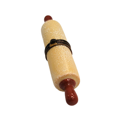 Rolling Pin Porcelain Treasure Porcelain Limoges Home Food Mother Dessert French Trinket Box