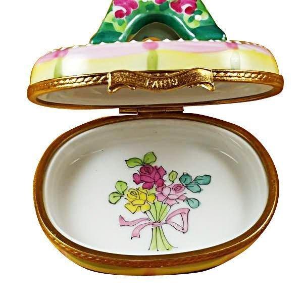 Romantic Eiffel Tower Porcelain Limoges paris france valentine love French Trinket Box