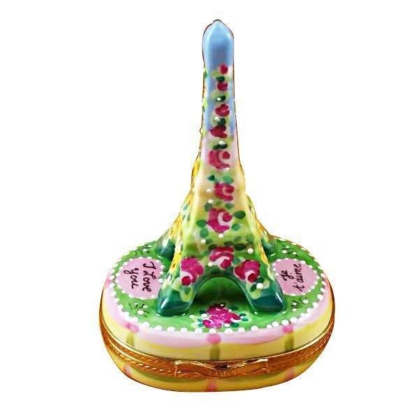 Romantic Eiffel Tower Porcelain Limoges paris france valentine love French Trinket Box